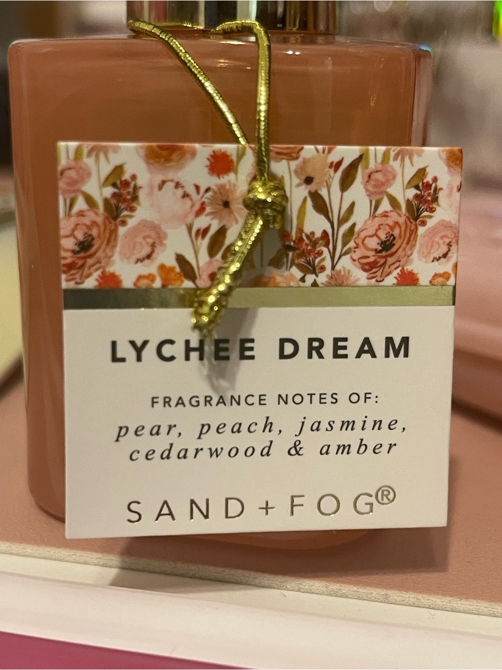 Sand + Fog Lychee Dream Eau de Parfum Oil — Pink Body Oil - Picture 2 of 2
